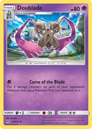Doublade 048 - Reverse Holofoil SM Forbidden Light - Uncommon