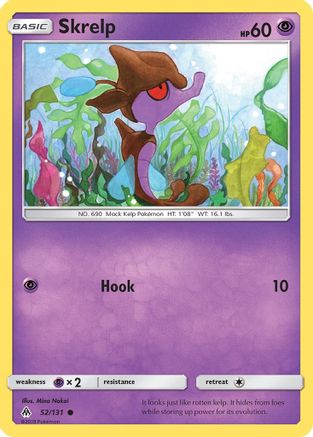 Skrelp 052 - Reverse Holofoil SM Forbidden Light - Common