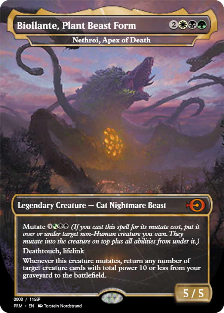 Nethroi, Apex of Death (PRM-80905) - Magic Online Promos / Biollante, Plant Beast Form