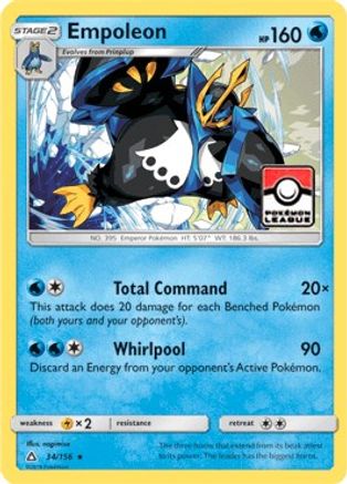 Empoleon 034/156 - Reverse Holofoil League & Championship Cards - Promo