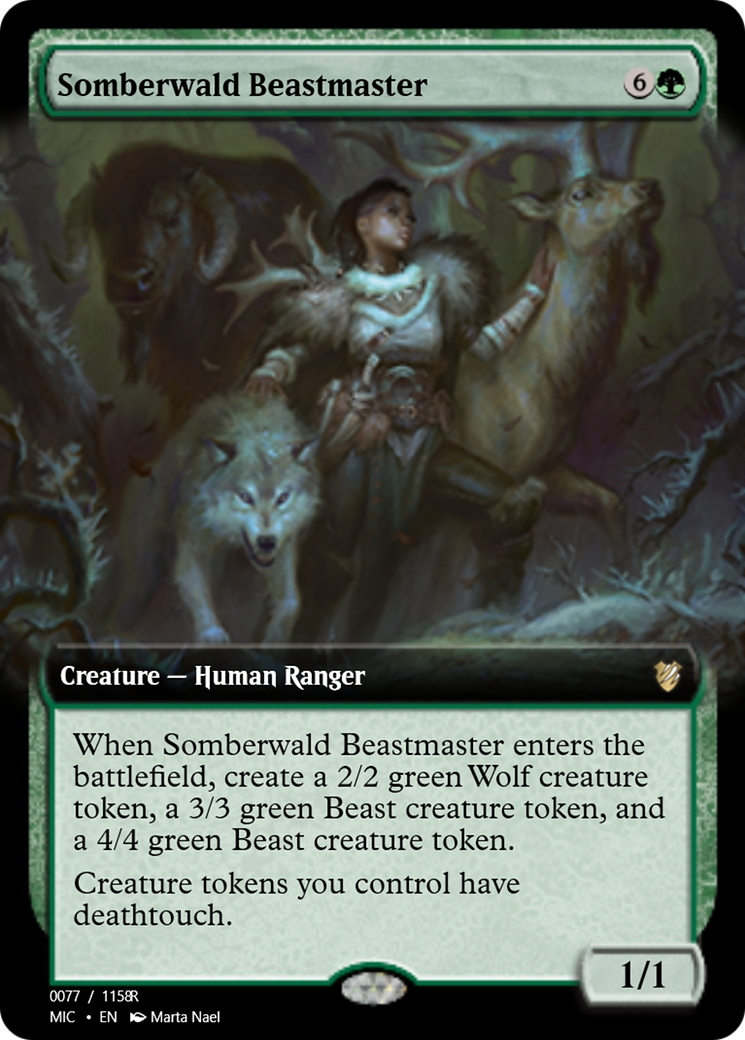 Somberwald Beastmaster (PRM-94034) - Magic Online Promos Foil