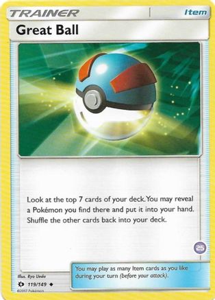 Great Ball (25) (Alolan Sandslash Half-Deck) 119 SM Trainer Kit Alolan Sandslash & Alolan Ninetales - Uncommon