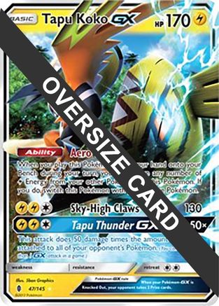Tapu Koko GX 047/145 - Holofoil Jumbo Cards - Promo