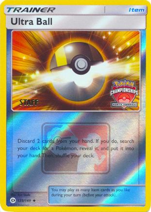 Ultra Ball 135/149 - Reverse Holofoil League & Championship Cards - Promo