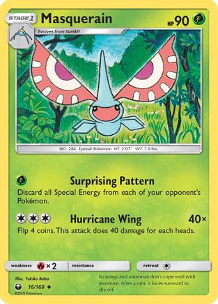 Masquerain 016 SM Celestial Storm - Uncommon
