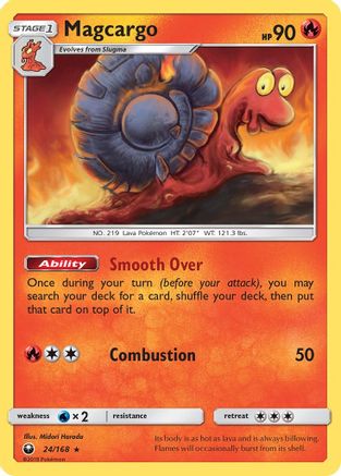 Magcargo 024/168 SM Celestial Storm - Rare