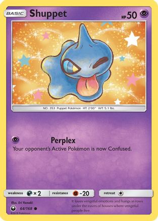 Shuppet (64) 064/168 - Reverse Holofoil SM Celestial Storm - Common