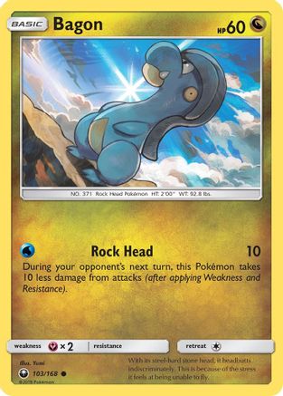 Bagon (103) 103/168 SM Celestial Storm - Common