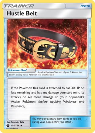 Hustle Belt 134/168 SM Celestial Storm - Uncommon