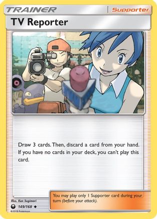 TV Reporter 149/168 SM Celestial Storm - Uncommon