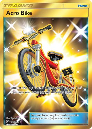 Acro Bike (Secret) 178 - Holofoil SM Celestial Storm - Secret Rare