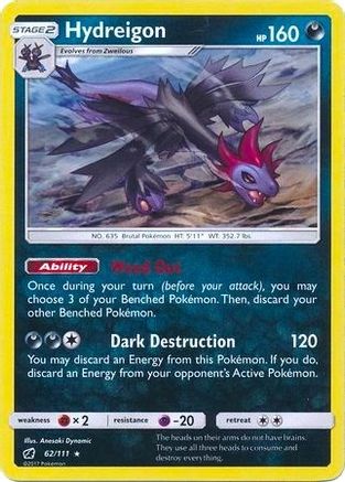 Hydreigon 062/111 - Holofoil Deck Exclusives - Holo Rare