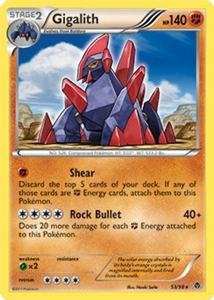 Gigalith 053/98 - Holofoil Blister Exclusives - Promo