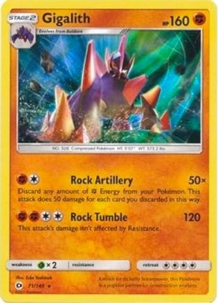 Gigalith 071/149 - Holofoil Blister Exclusives - Promo