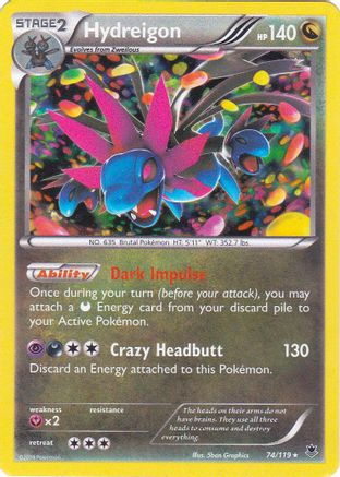 Hydreigon 074/119 - Holofoil Blister Exclusives - Promo