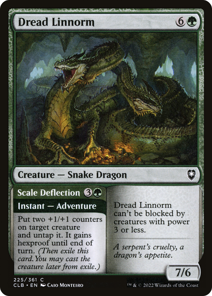 Dread Linnorm (CLB-225) - Commander Legends: Battle for Baldur's Gate
