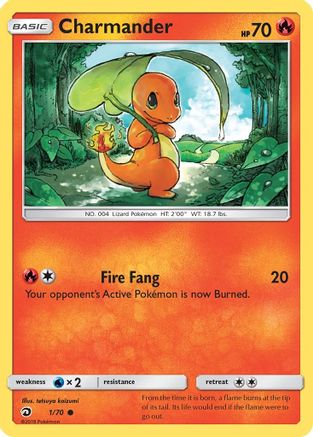Charmander 001/70 Dragon Majesty - Common