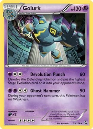 Golurk 059/124 Deck Exclusives - Rare