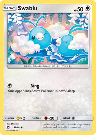 Swablu (57) 057/70 Dragon Majesty - Common