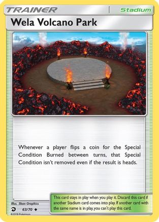 Wela Volcano Park 063/70 - Reverse Holofoil Dragon Majesty - Uncommon