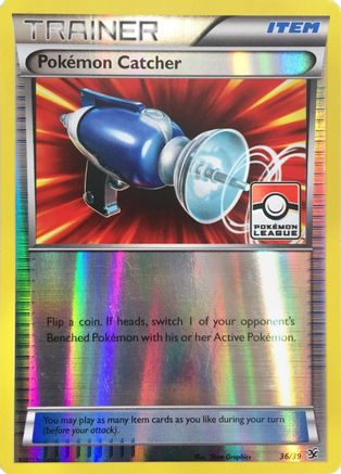 Pokemon Catcher 036/039 - Reverse Holofoil League & Championship Cards - Promo