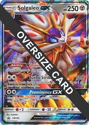 Solgaleo GX SM104 - Holofoil Jumbo Cards - Promo