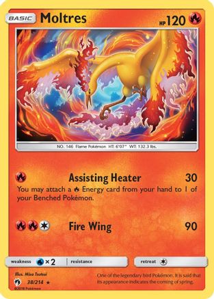 Moltres 038/214 SM Lost Thunder - Rare