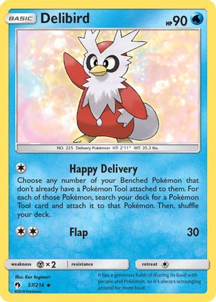 Delibird 057/214 SM Lost Thunder - Uncommon