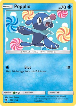 Popplio (65) 065/214 SM Lost Thunder - Common