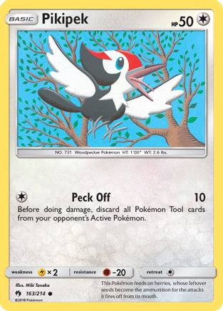 Pikipek (163) 163 SM Lost Thunder - Common