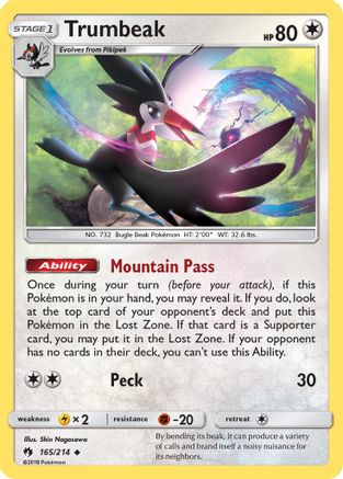 Trumbeak 165/214 SM Lost Thunder - Uncommon