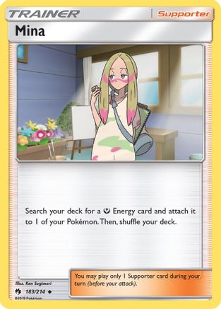 Mina 183/214 SM Lost Thunder - Uncommon