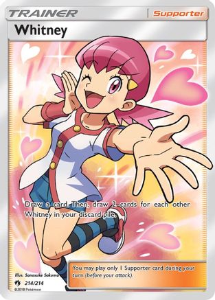 Whitney (Full Art) 214 - Holofoil SM Lost Thunder - Ultra Rare