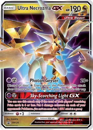 Ultra Necrozma GX SM126 - Holofoil SM Promos - Promo