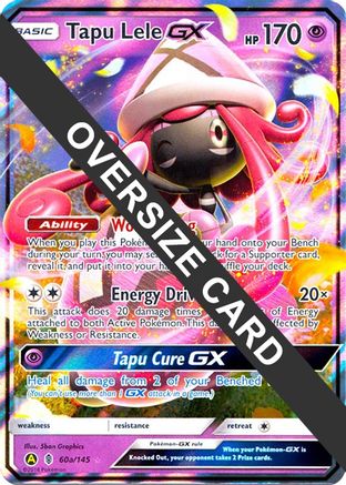 Tapu Lele GX 60a/145 - Holofoil Jumbo Cards - Promo