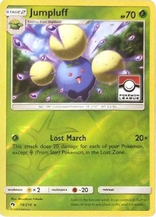 Jumpluff 014/214 - Reverse Holofoil League & Championship Cards - Promo