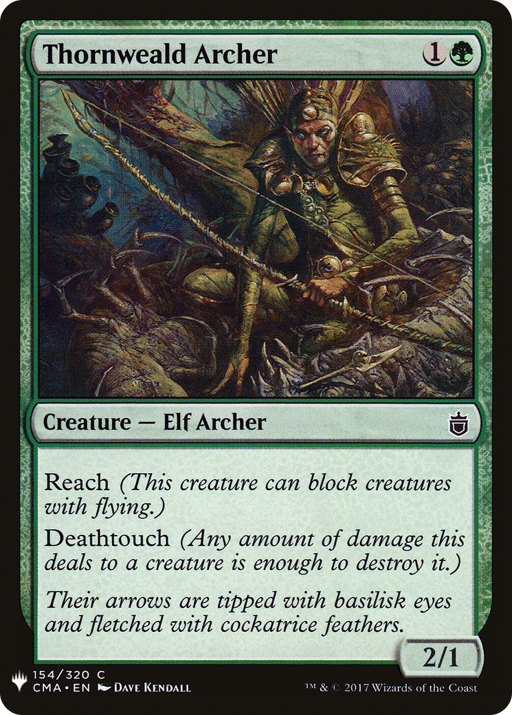 Thornweald Archer (LIST-CMA-154) - The List
