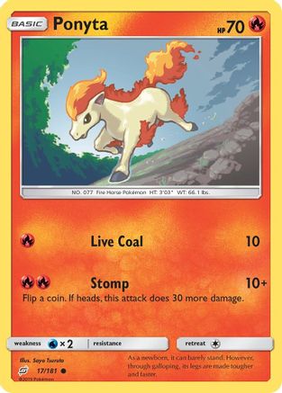 Ponyta 017/181 SM Team Up - Common