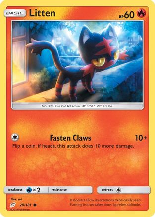 Litten 020/181 SM Team Up - Common