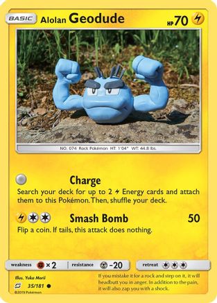 Alolan Geodude (35) 035/181 SM Team Up - Common