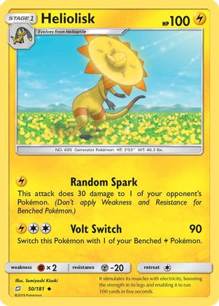 Heliolisk 050 - Reverse Holofoil SM Team Up - Uncommon