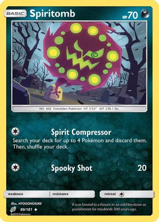 Spiritomb 089 SM Team Up - Uncommon