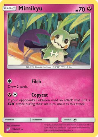 Mimikyu 112/181 SM Team Up - Rare