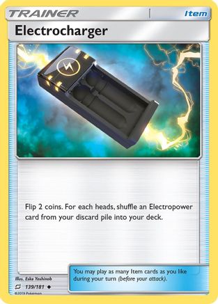 Electrocharger 139/181 - Reverse Holofoil SM Team Up - Uncommon