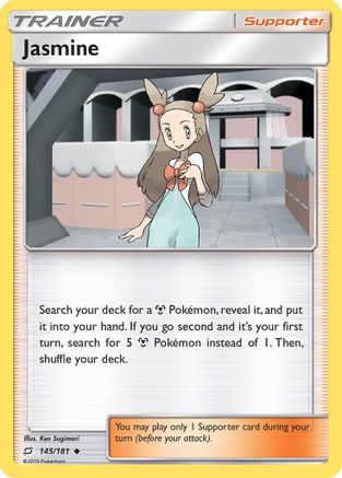 Jasmine 145/181 - Reverse Holofoil SM Team Up - Uncommon