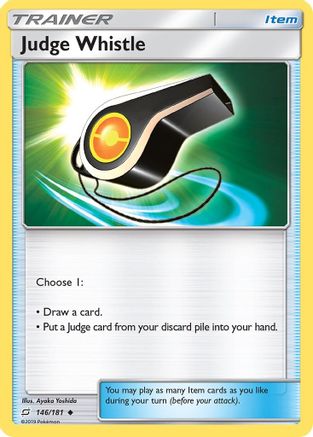 Judge Whistle 146/181 SM Team Up - Uncommon