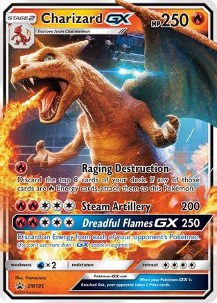 Charizard GX SM195 - Holofoil SM Promos - Promo
