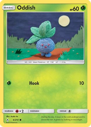 Oddish (6) 006/214 SM Unbroken Bonds - Common