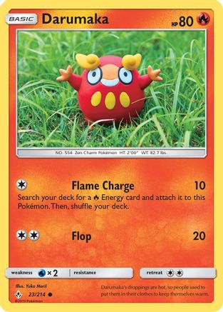 Darumaka 023/214 - Reverse Holofoil SM Unbroken Bonds - Common