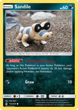 Sandile (113) 113/214 SM Unbroken Bonds - Common